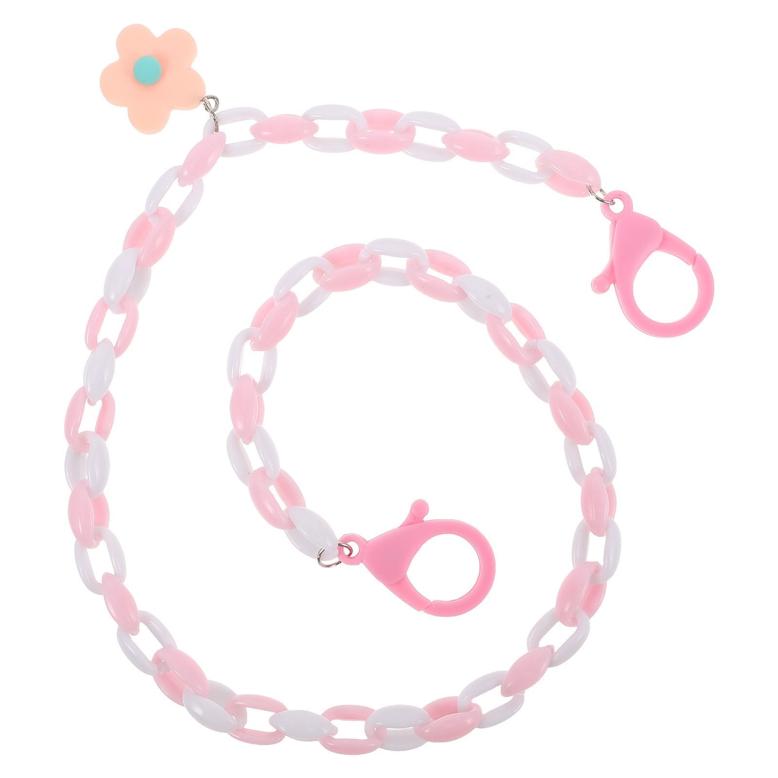 Mask Chain Holder - Rantai Masker Anak-anak Bermotif Bunga Warna-warni,