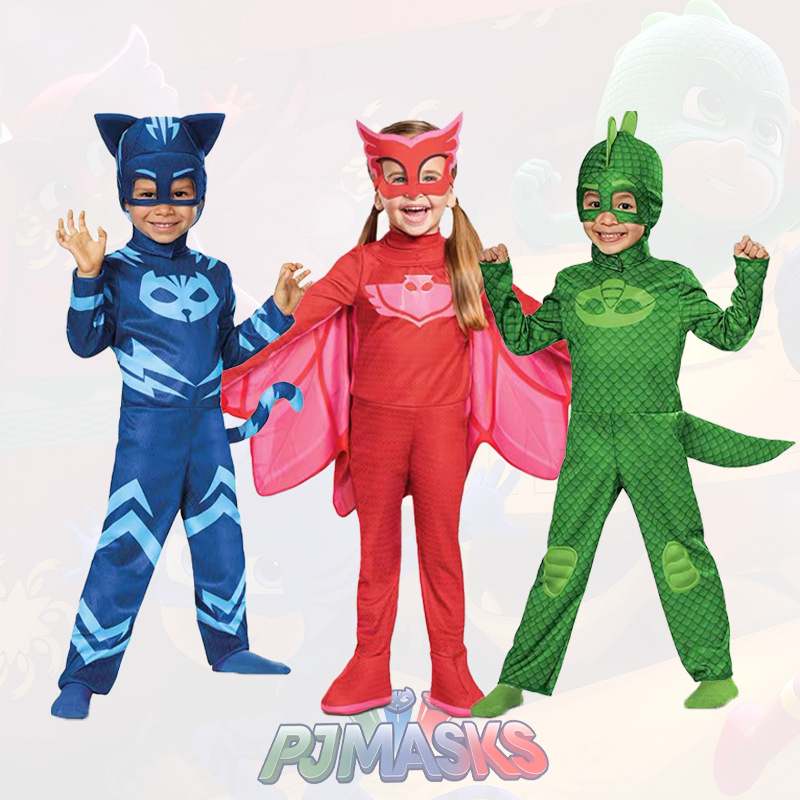 Kostum Cosplay Piyama Biru Ana - Kids Face Mask ulasan dan harga