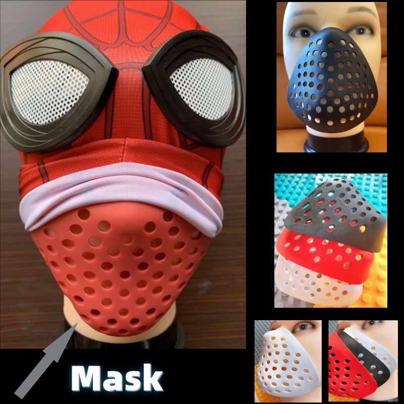 Topeng Halloween Setengah Waja - Silicone Mask Bracket ulasan dan harga