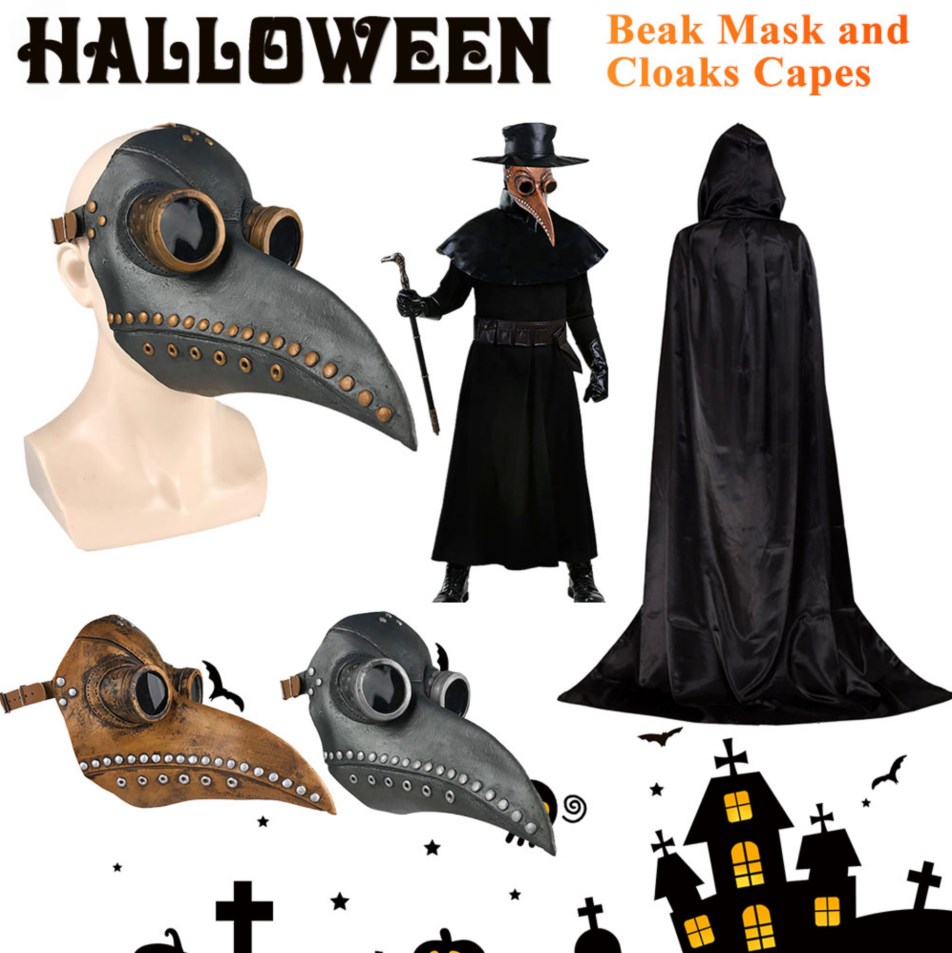 Baru Masker Halloween dan juba - Disposable Surgical Mask ulasan dan harga