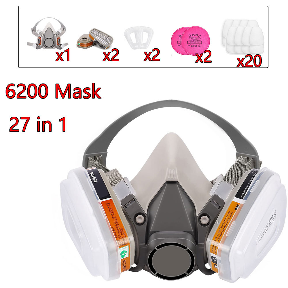 Set Masker Gas 6200 untuk Peng - Dust Mask Construction ulasan dan harga