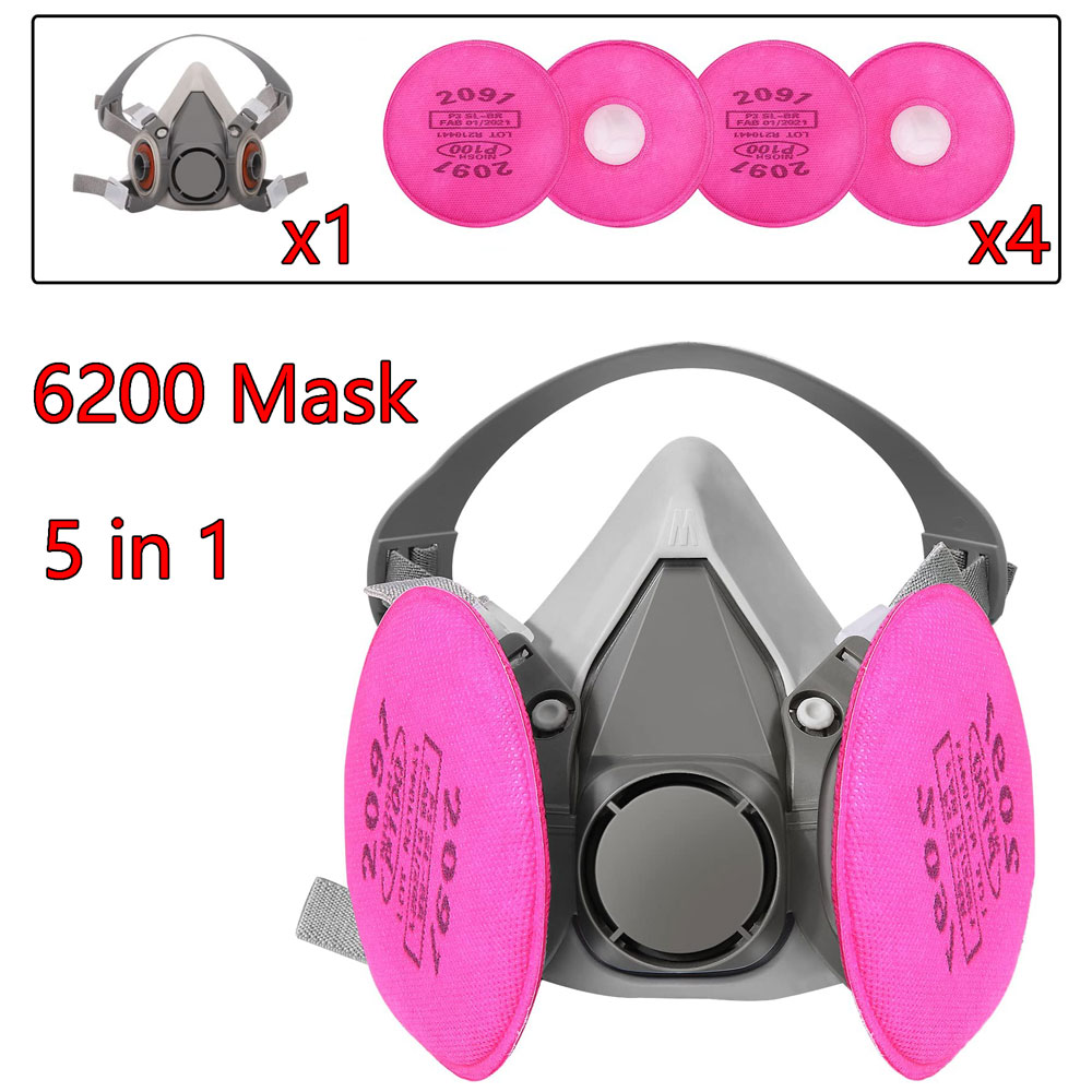 Set Masker Gas 6200 untuk Peng - Dust Mask Construction ulasan dan harga